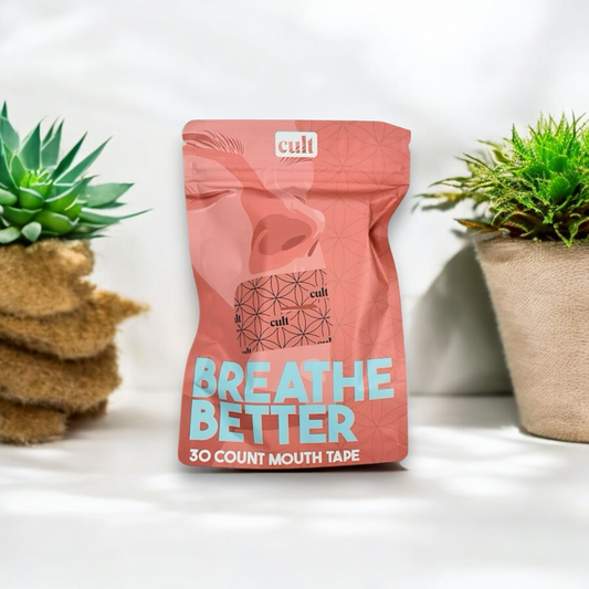 Beginner (Slit In Middle) Mouth Tape by CULT (30 Tapes Per Pack)