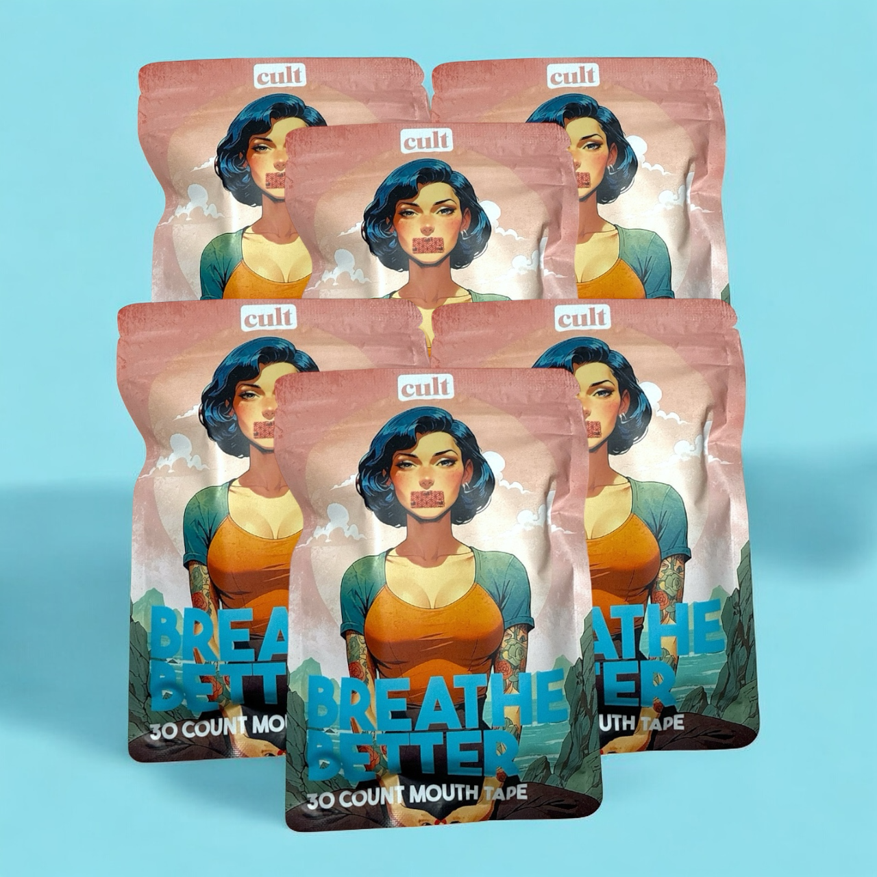 Original Mouth Tape by CULT (30 Tapes Per Pack)